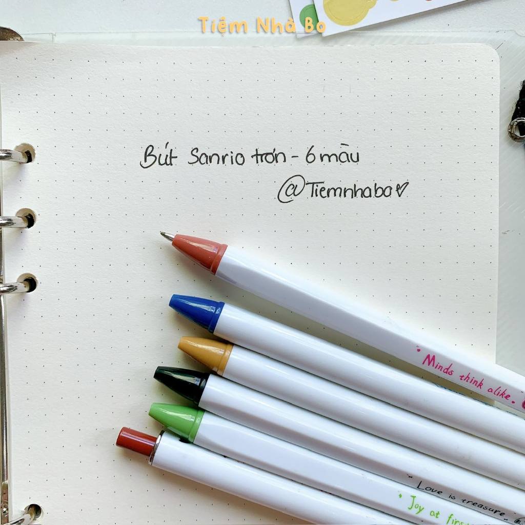 🍄 Bút Mực Đen Sanrino Ngòi 0.5mm 🍄