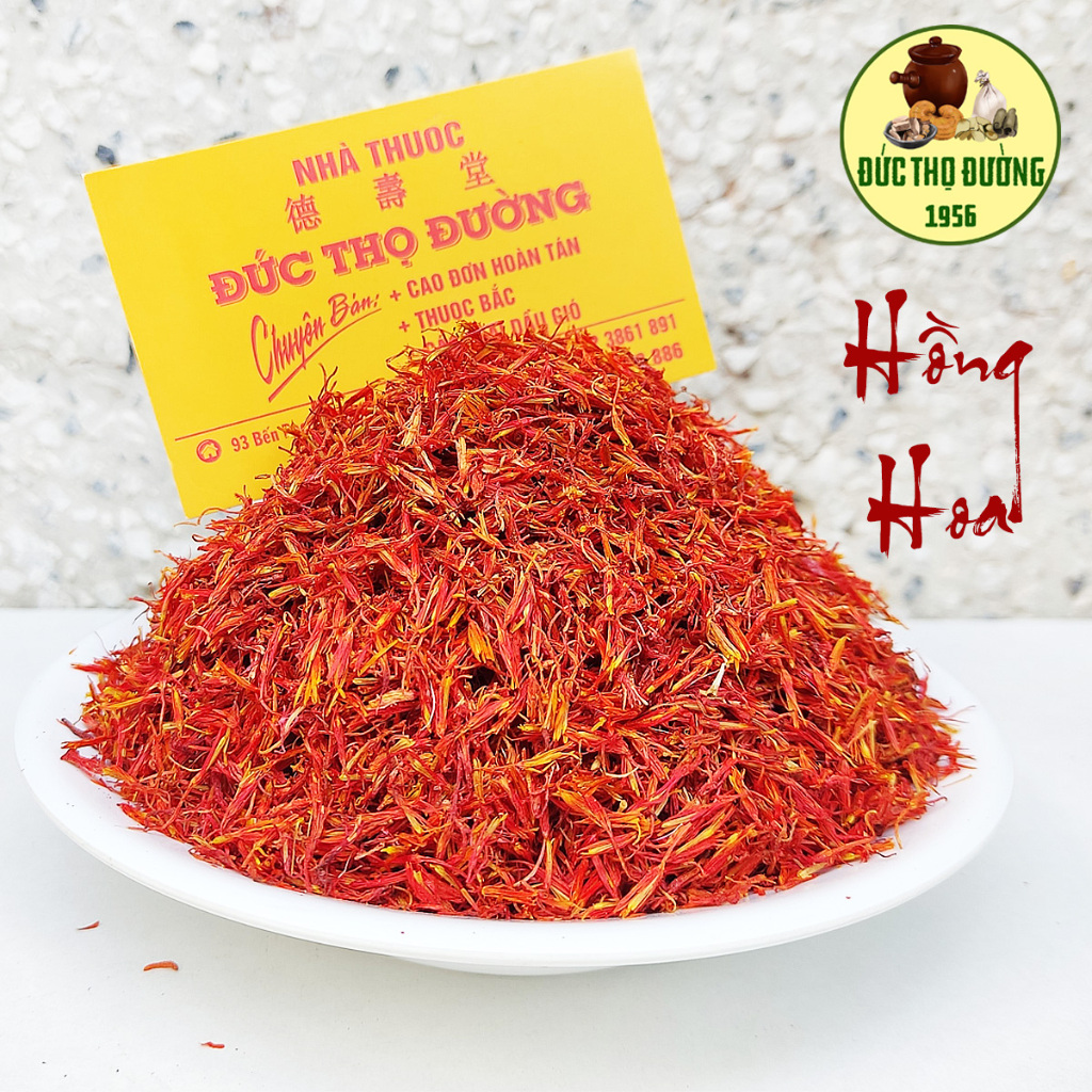 Hồng Hoa - Hồng Hoa Khô Thượng Hạng - Khô, sạch, thơm - túi 100 gam