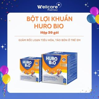   CHÍNH HÃNG  Huro Bio Men Vi Sinh Dạng Bột Tăng Cường Đề Kháng Giúp Tiêu Hóa Tốt Cho Bé – Hộp 20 GóI 