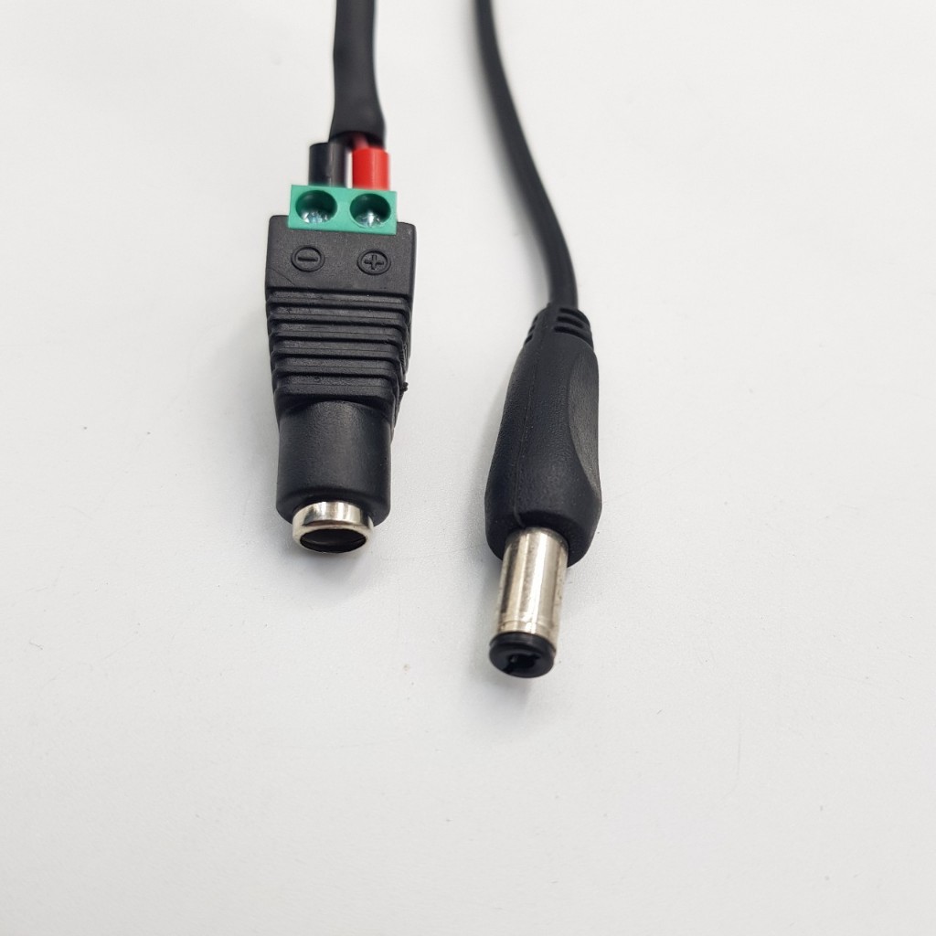 Dây kéo dài nguồn jack DC5.5x2.1MM Dây nguồn kéo dài 50cm 100cm 150CM