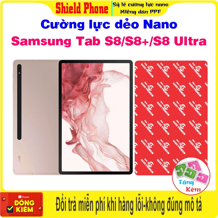Cường lực dẻo bảo vệ màn hình điện thoại Samsung Tab S8/ S8Plus/ S8 Ultra (S8Ultra)