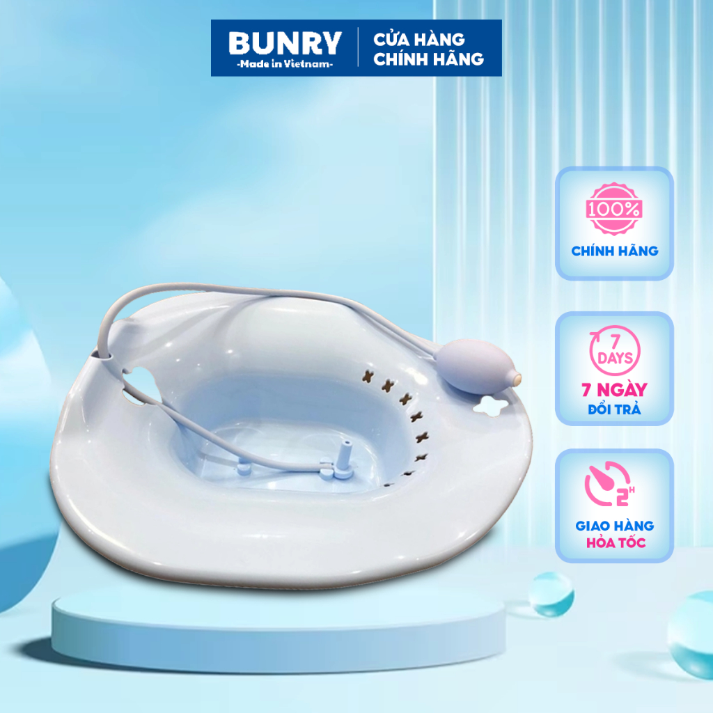 Chậu xông vùng kín phụ nữ Bảo Nhiên giúp se khít, thơm tho tránh viêm nhiễm, bô xông vùng kín cho mẹ sau sinh Bunry shop