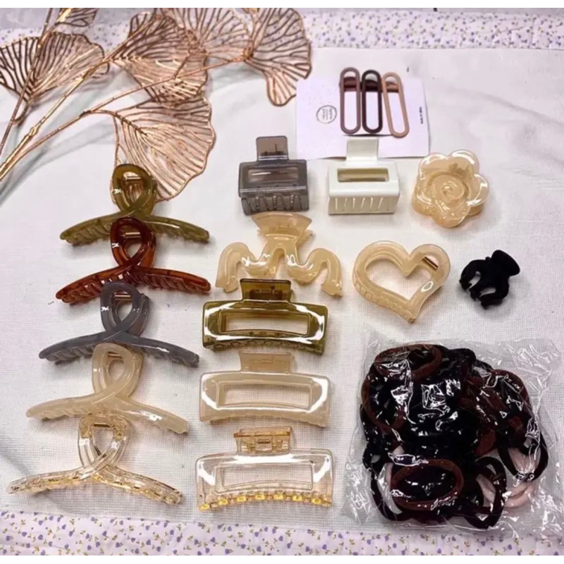 Set kẹp tóc 7/8/35/47/67/80/111 chi tiết phong cách Hàn Quốc siêu xinh - AB01