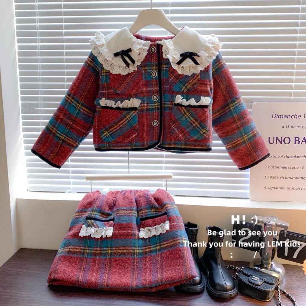 BST SET DẠ TWEED CHO BÉ  #TIEMNHABIBONG