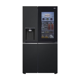 Tủ lạnh lg instaview lấy nước ngoài uvnano 635l màu đen gr-x257bl
