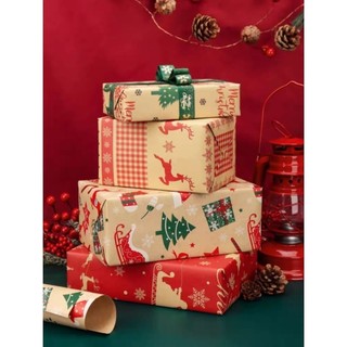Giấy bọc quà giáng sinh noel
