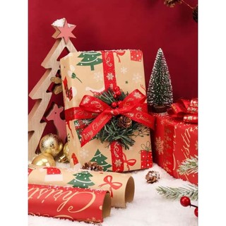 Giấy bọc quà giáng sinh noel