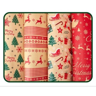 Giấy bọc quà giáng sinh noel