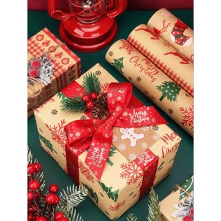 Giấy bọc quà giáng sinh noel