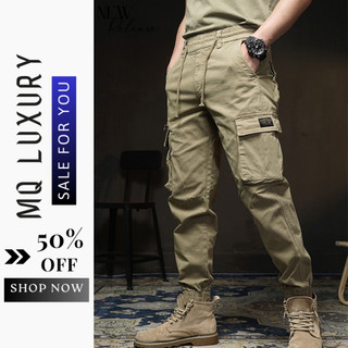 Quần Jogger Kaki - JG3 Quần Jogger Túi Hôp Ống Bo Chun Kiểu Dáng Trẻ Trung Năng Động MQ LUXURY