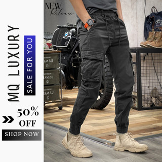 Quần Jogger Nam - JG3 Quần Jogger Nam Kaki Túi Hộp Thiết Kế Lưng Thun Cao Cấp 4 Màu MQ LUXURY