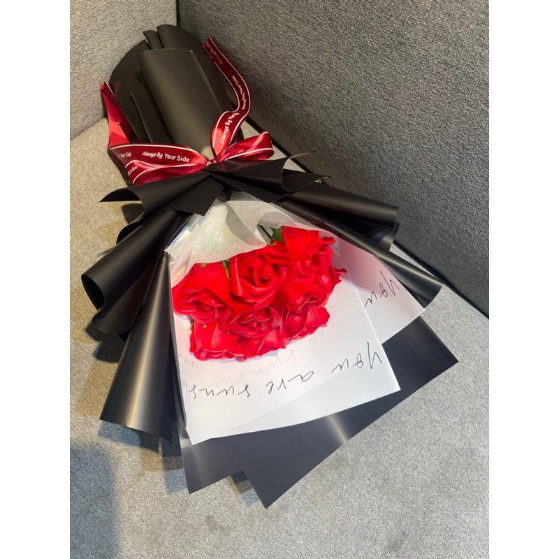 Hoa sáp bó 9 bông