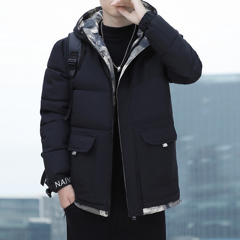 Áo khoác phao nam mùa đông có mũ áo phao nam thời trang ulzzang hàn quốc giữ ấm tốt