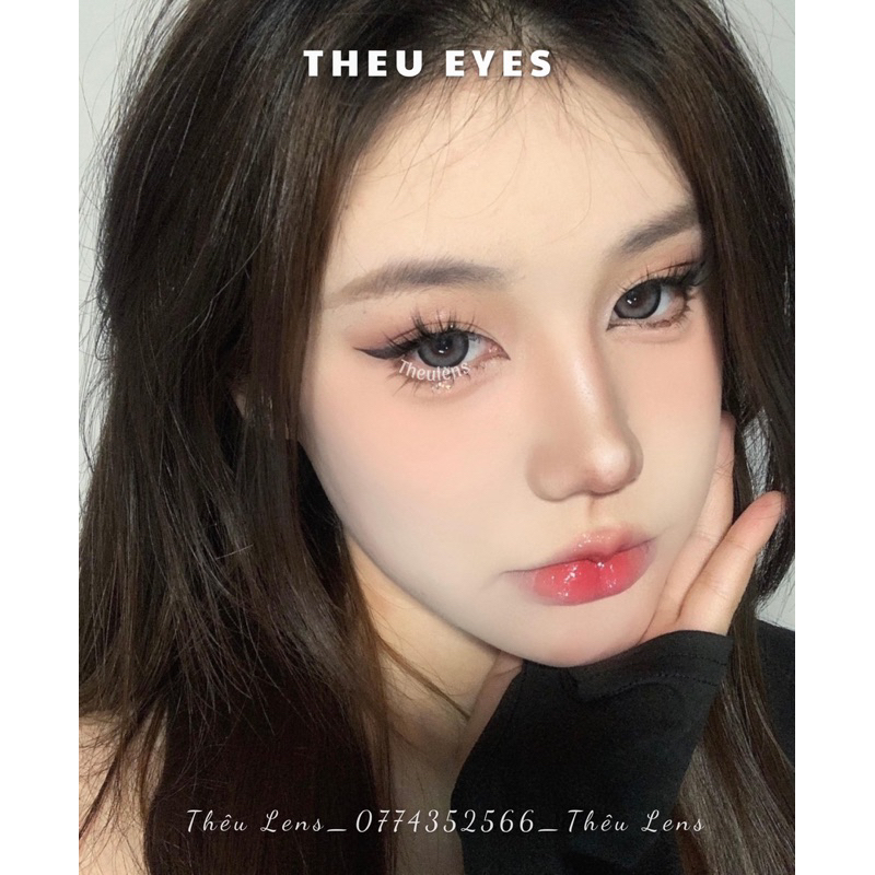 Kính Áp Tròng Lens Ivory Gray Size Giãn To 0.00 Độ - Hsd 12 Tháng