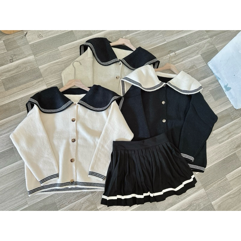 Áo len dạng cardigan siêu xinh