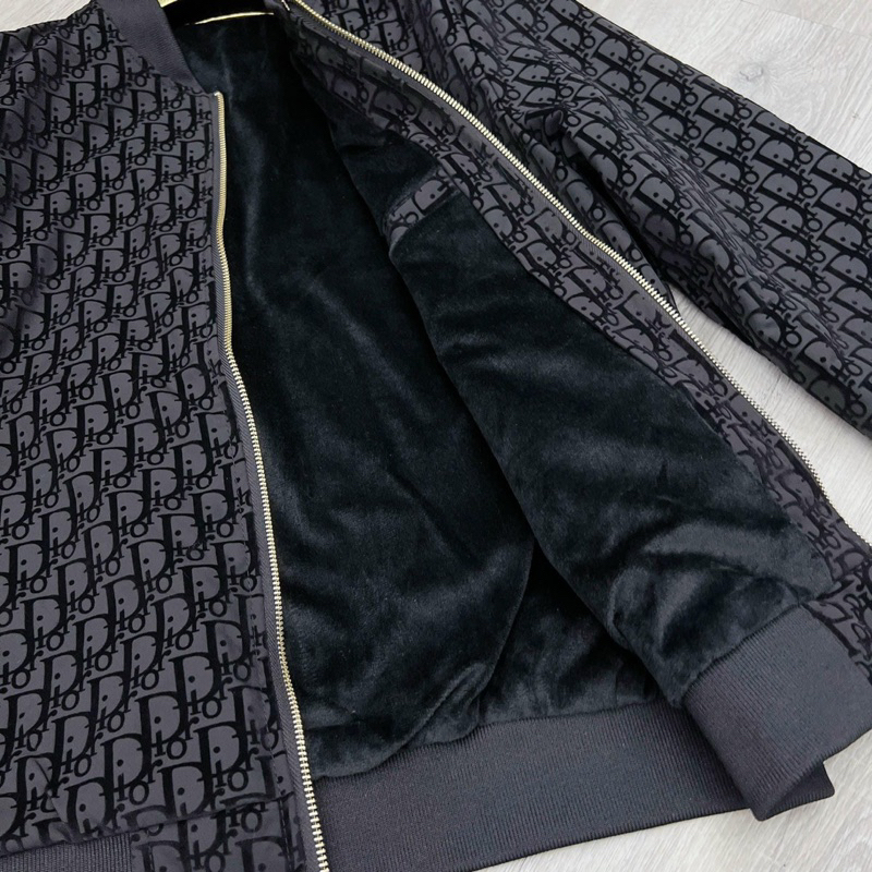 Áo Khoác Bomber Dior Lót Lông Hàng Quảng Châu