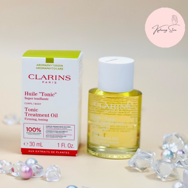 Dầu Dưỡng Săn Chắc Giảm Rạn Da Cao Cấp Clarins Tonic Treatment Oil 30ml