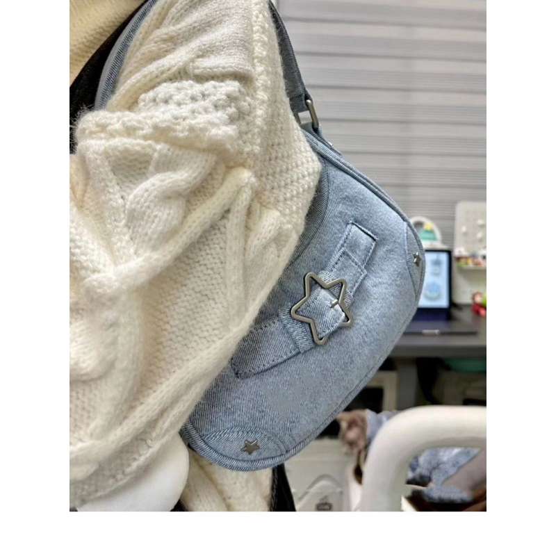 Túi xách nữ Rinni, Túi kẹp nách retro ngôi sao y2k