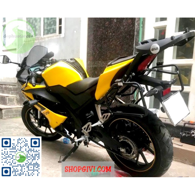 Bộ baga để gắn thùng hông hoặc túi cho xe R15