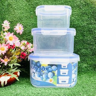 (ComBo) 3 Hộp Nhựa đựng thức ăn Việt Nhật .ĐTBX