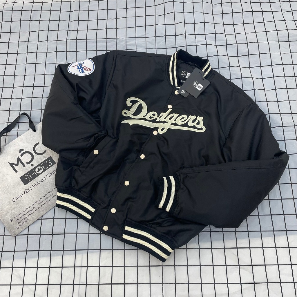 Áo Khoác Bomber Phao New Era La Dodgers - Đen - Code: 13781137