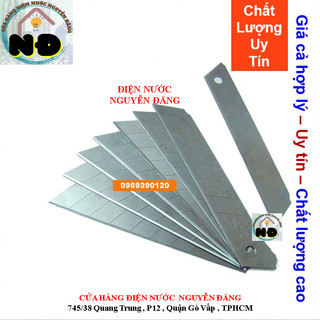 Lưỡi dao rọc giấy mạ kẽm cao cấp ruishidun loại lớn
