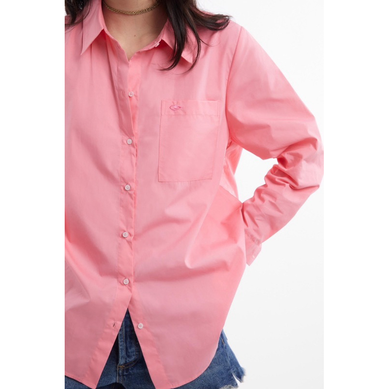 Sơ mi hồng pastel S TheBlueTshirt