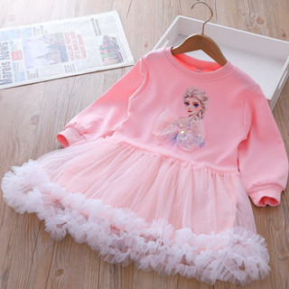 MẹBobKem86] - Váy đầm ELSA dài tay thu đông cho bé [10-25kg] mới nhất, váy bé gái, váy công chúa cho bé, váy elsa