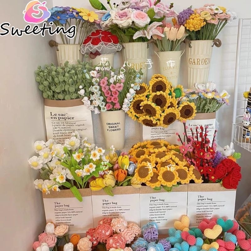 Móc Khóa Gấu Thú, Hoa, Nấm...