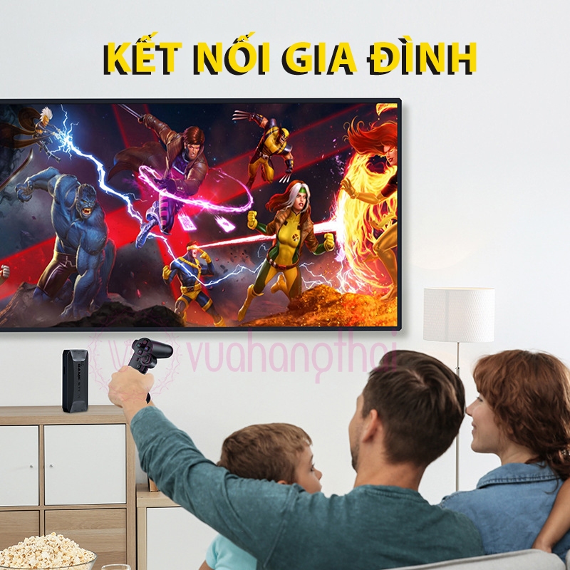 Máy Chơi Game Stick 4K Vàng M16 Mới 2023 20000+ Trò Chơi Mới PS1 PSP N64, 4 Người Chơi Cùng Lúc