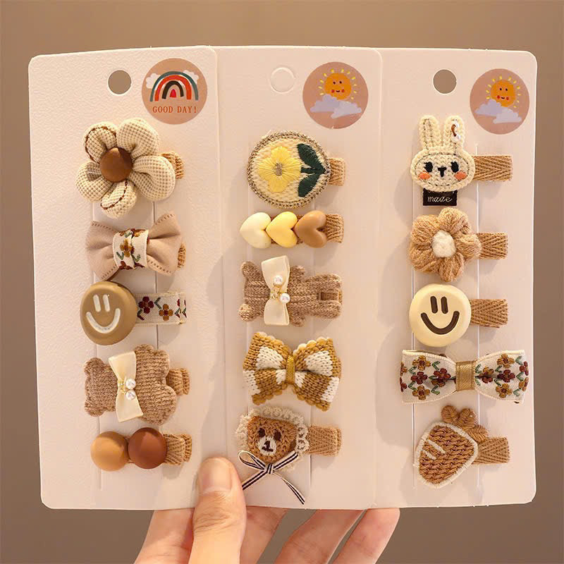 Set 5 kẹp tóc Hàn quốc cho bé