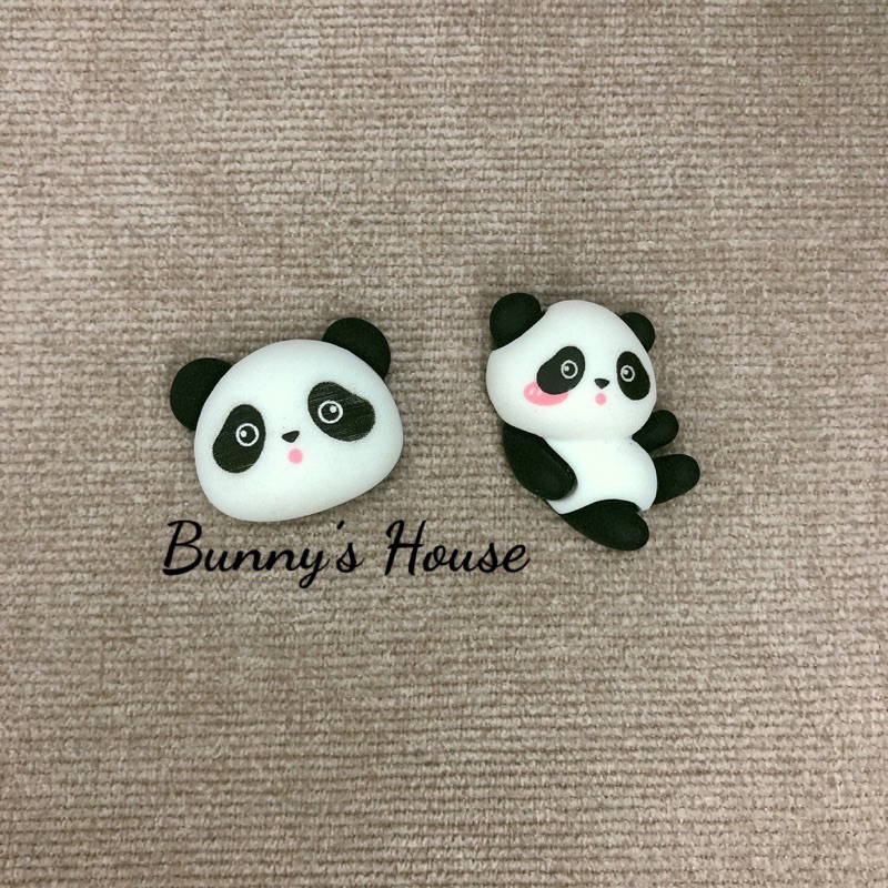 STICKER/JIBBITZ/CHARM GẤU TRÚC TRANG TRÍ DÉP SỤC