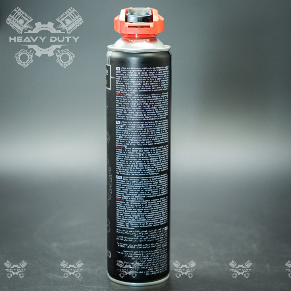 Senfineco 9941 Xịt Dưỡng Sên Mỡ Bò Xanh Cao Cấp - Chain Lube Ceramol Professional