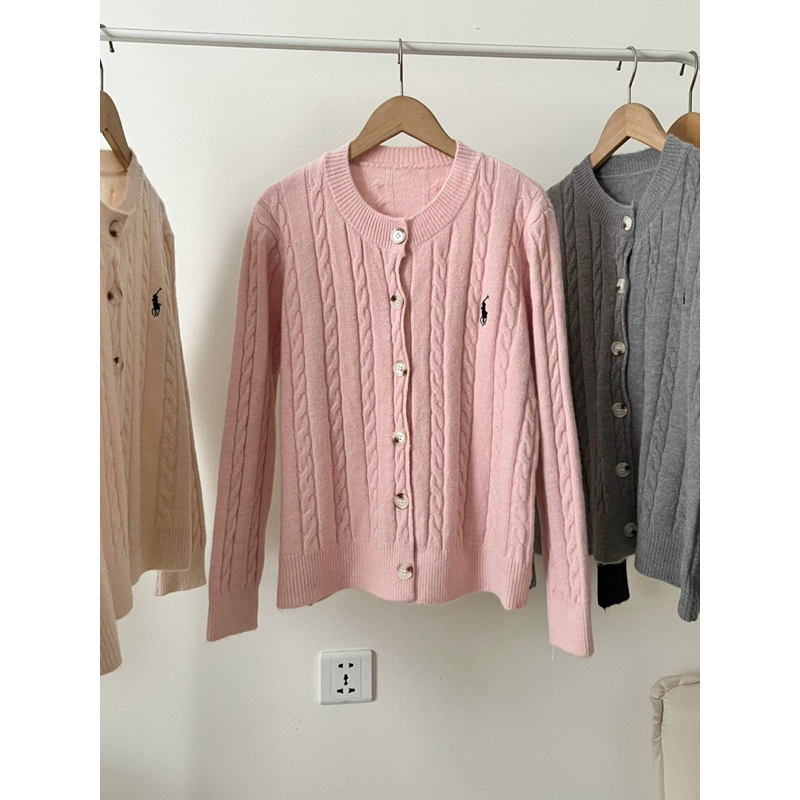 Áo cadigan thêu ngựa