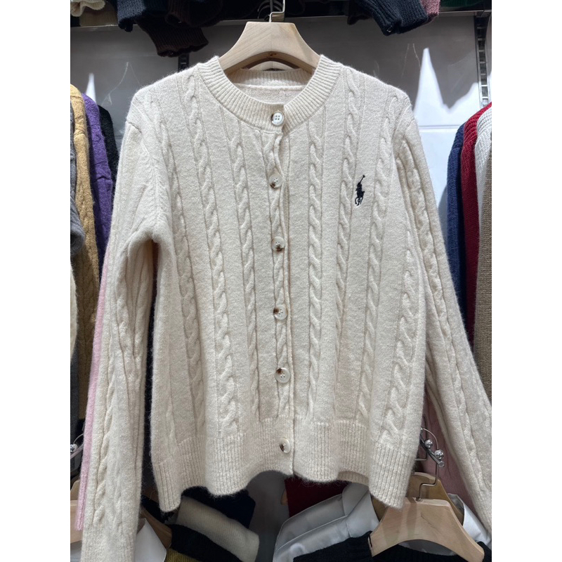 Áo cadigan thêu ngựa