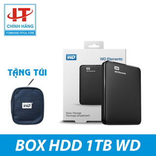 Ổ Cứng di động 1TB bảo hành 24 tháng tặng túi chống sốc 1TB WD Elements - Ánh Minh Cường