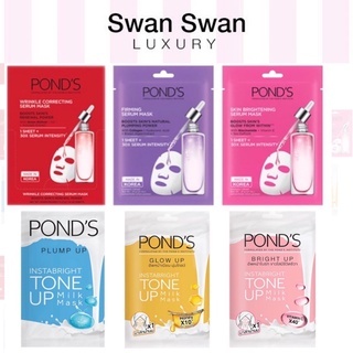 Mặt Nạ Sữa Dưỡng Trắng Nâng Tông Và Căng Bóng Da Pond's White Beauty Glow Up Milk Mask 25G