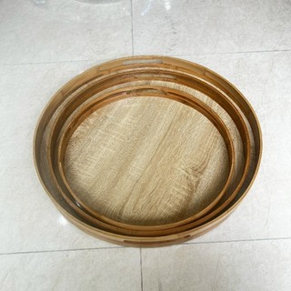 Mâm gỗ đưng bộ bát đĩa hoa mặt trời
