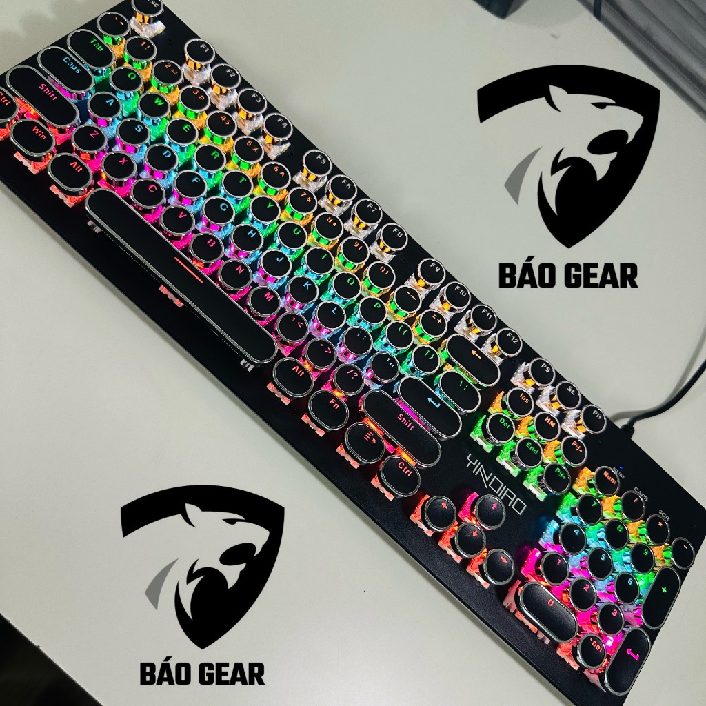 Bàn phím cơ máy tính HỒNG Cute T900 có 10 chế độ LED khác nhau, keybroad blue switch gõ cực đã cho cả pc, laptop | BigBuy360 - bigbuy360.vn