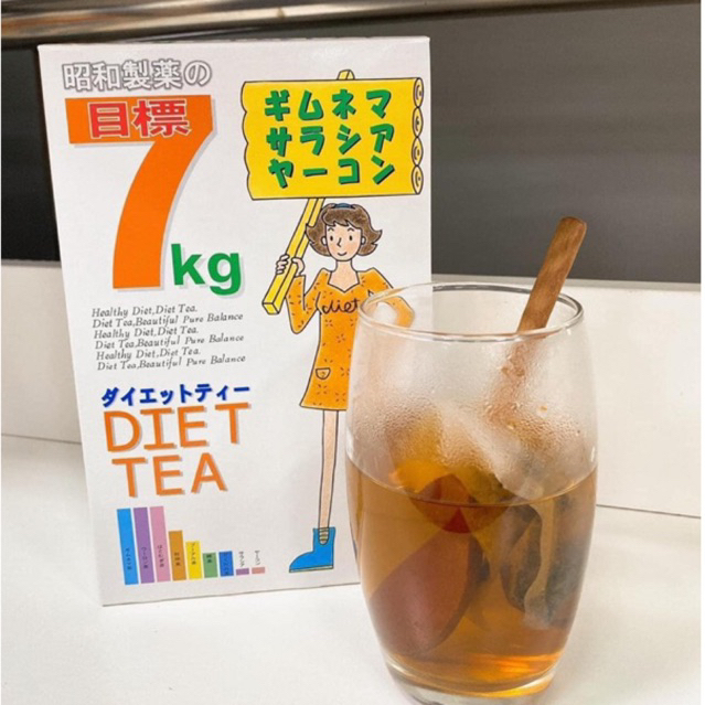 Trà Giảm Cân Diet Tea 7kg Giảm Mỡ Bụng Thanh Lọc Cơ Thể Nhật Bản Hộp 30 Gói