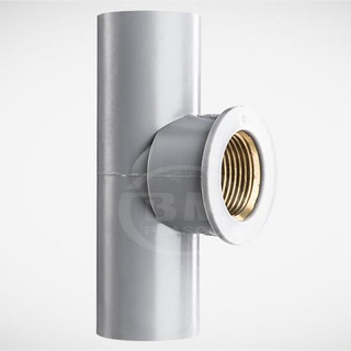 Tê ren trong thau phi 21 phi 27 ống pvc-u bình minh