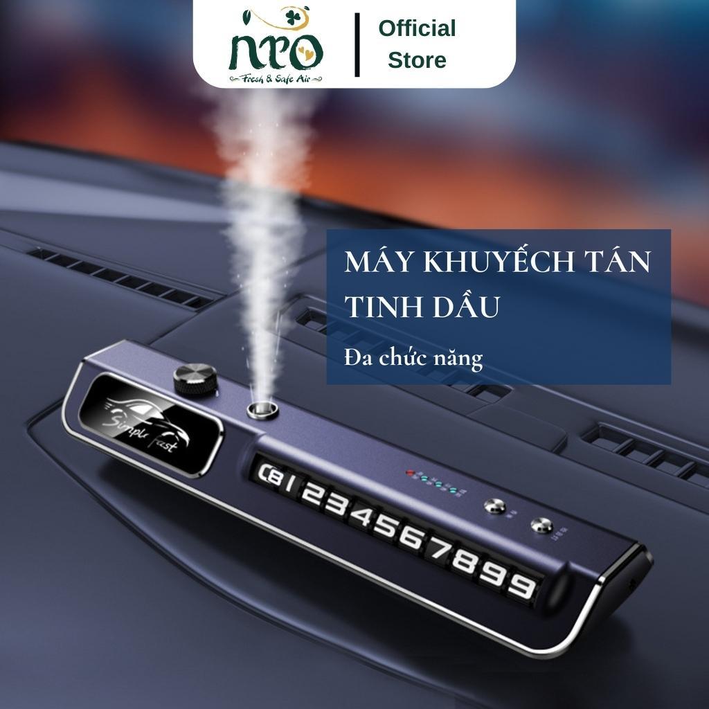 Máy Khuyếch Tán Tinh Dầu Tạo Hương Thơm Đa Chức Năng Đặt Tablo V1 Màu Đen