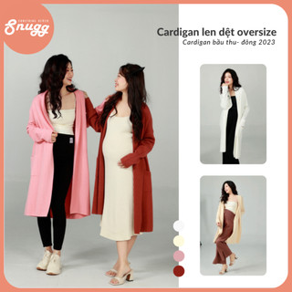 Áo cardigan len dệt mềm dáng dài oversized Snugg SNU2206