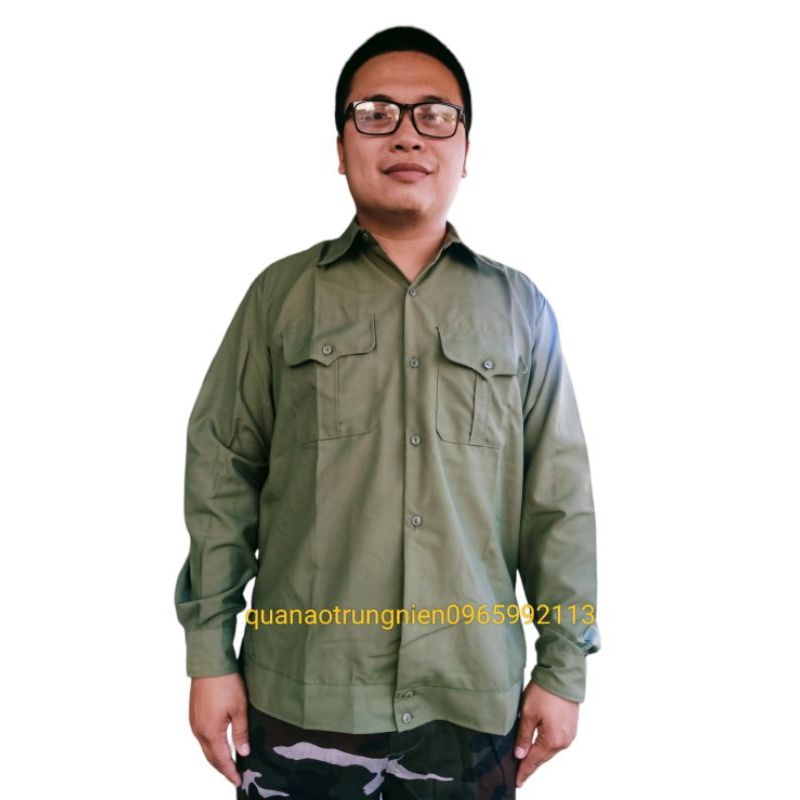 Áo Lao động vải Dày đẹp