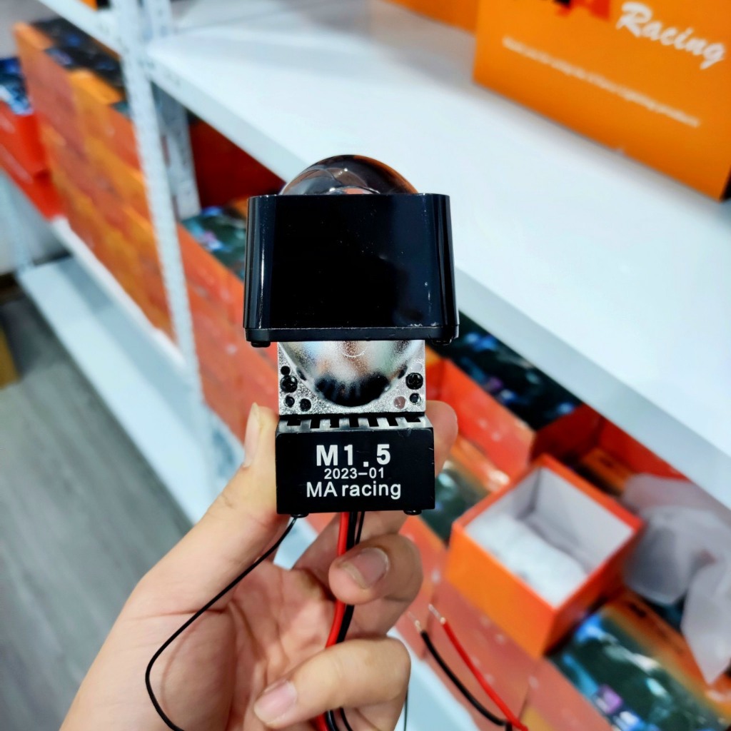 Bi Cầu Led Pha 1.5 inch - 45w Cắt Sáng Chống Chói Lắp Ô tô Xe Máy Bảo Hành 12 Tháng