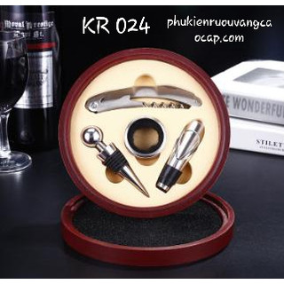 Hộp khui mở rượu vang kèm phụ kiện - kr 023/kr 024