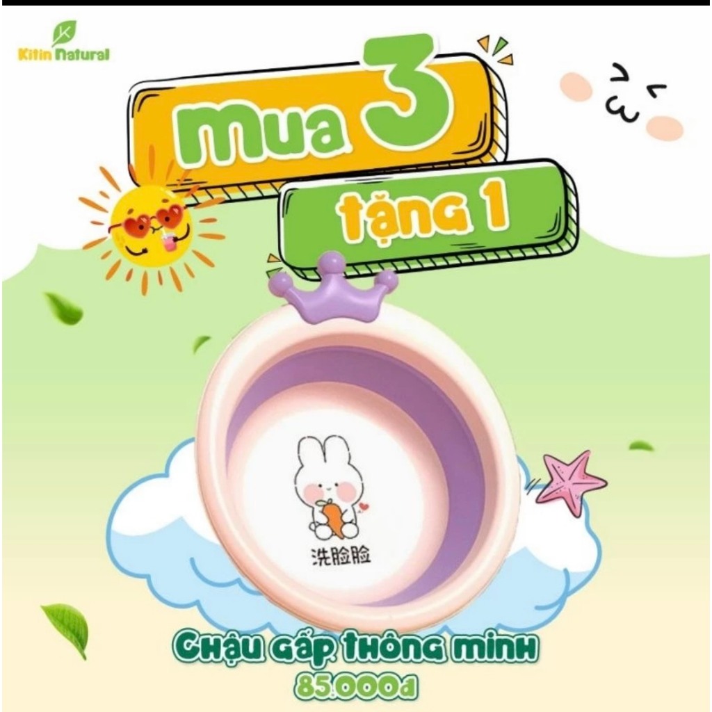 Tã/Bỉm quần/dán Kitin Natural  S50,M44,L40,XL38,XXL36,XXXL34