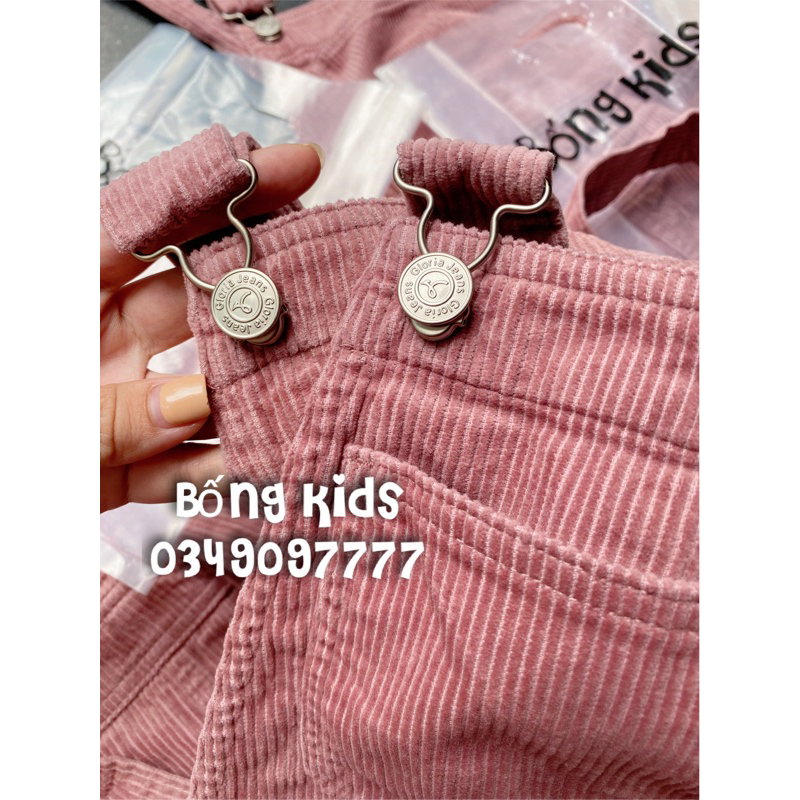 Yếm Váy Nữ & Bé Gái Nhung Tăm GÊ