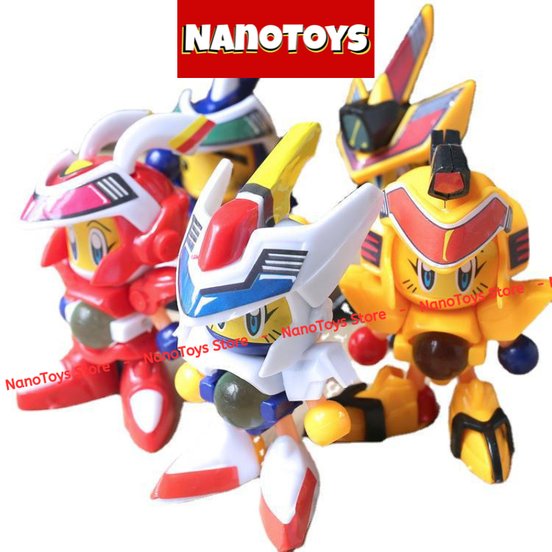 Đồ chơi Robot bắn bi - combo 4 Robot - NANOTOYS STORE