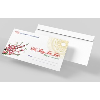 Phong bì tết - Phong bì chúc mừng năm mới - Túi 50 chiếc